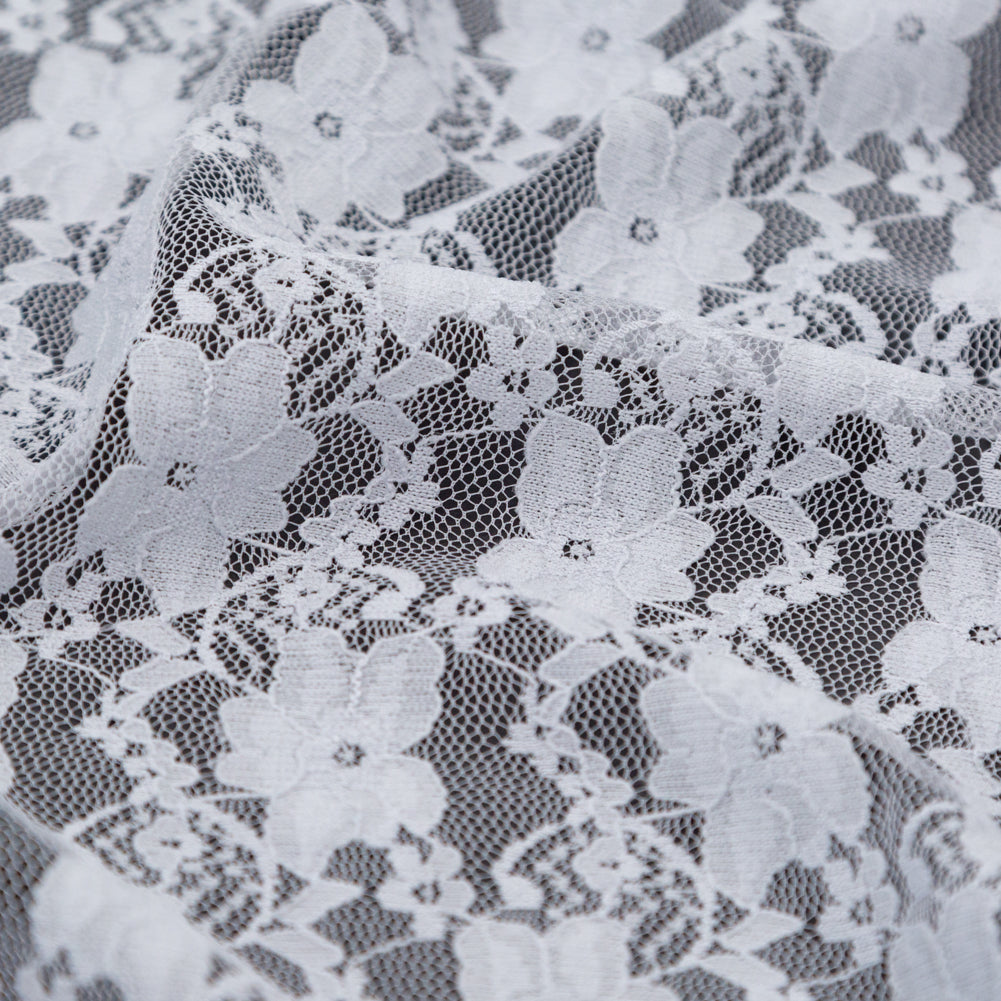 Stretch Lace - Lunar Rock Gray Floral - Joann Fabrics