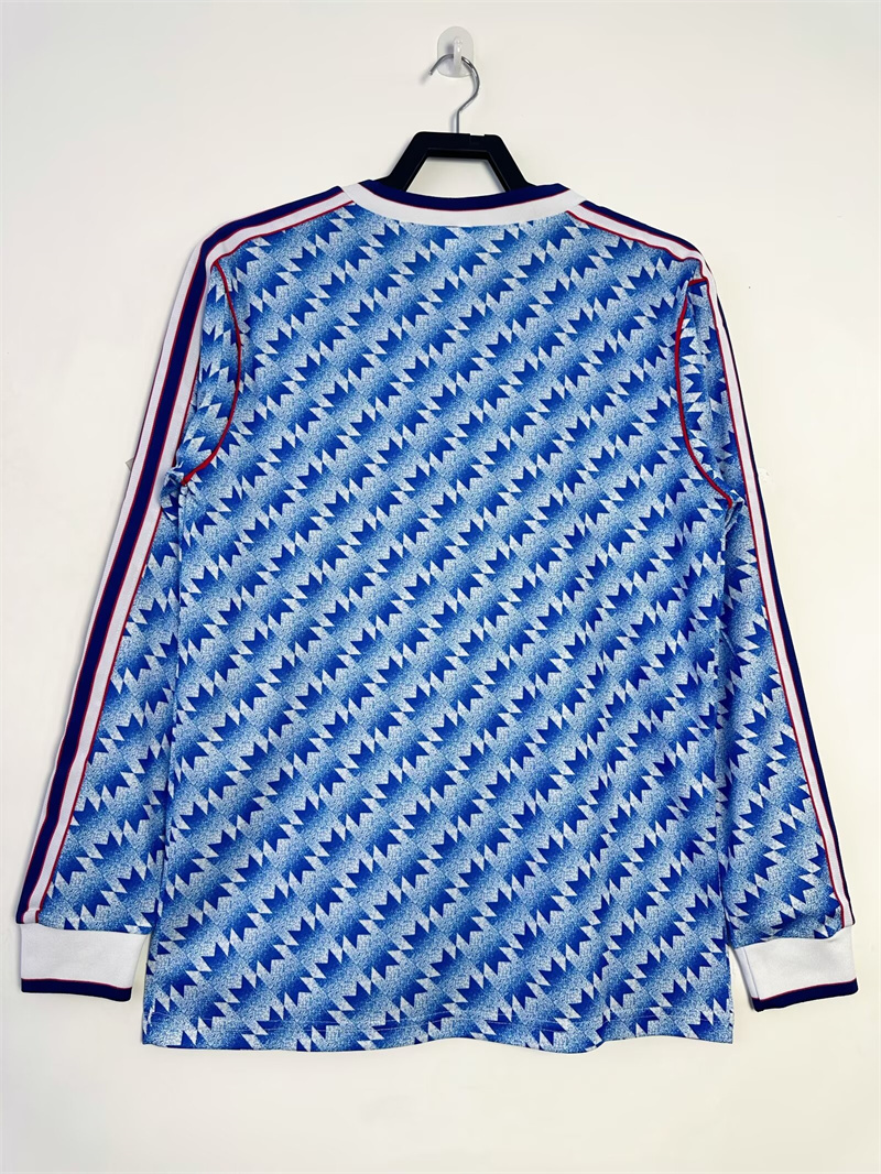 1990/1992 Retro Long Sleeves Manchester United Away Football Shirt 1:1 Thai Quality