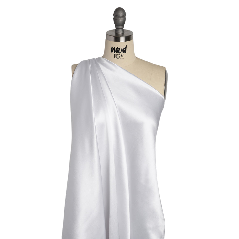Silk Crepe Back Satin - Bright White - Premium Collection - Joann Fabrics