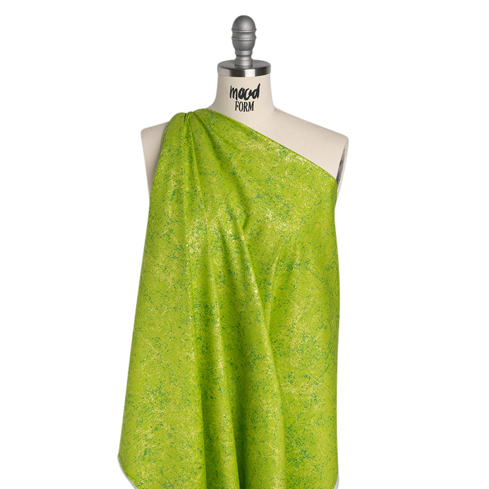 Pearl Finish Quilting Cotton by Patrick Lose for Northcott - Lime Twist Textural Abstract - Glisten Collection - Joann Fabrics