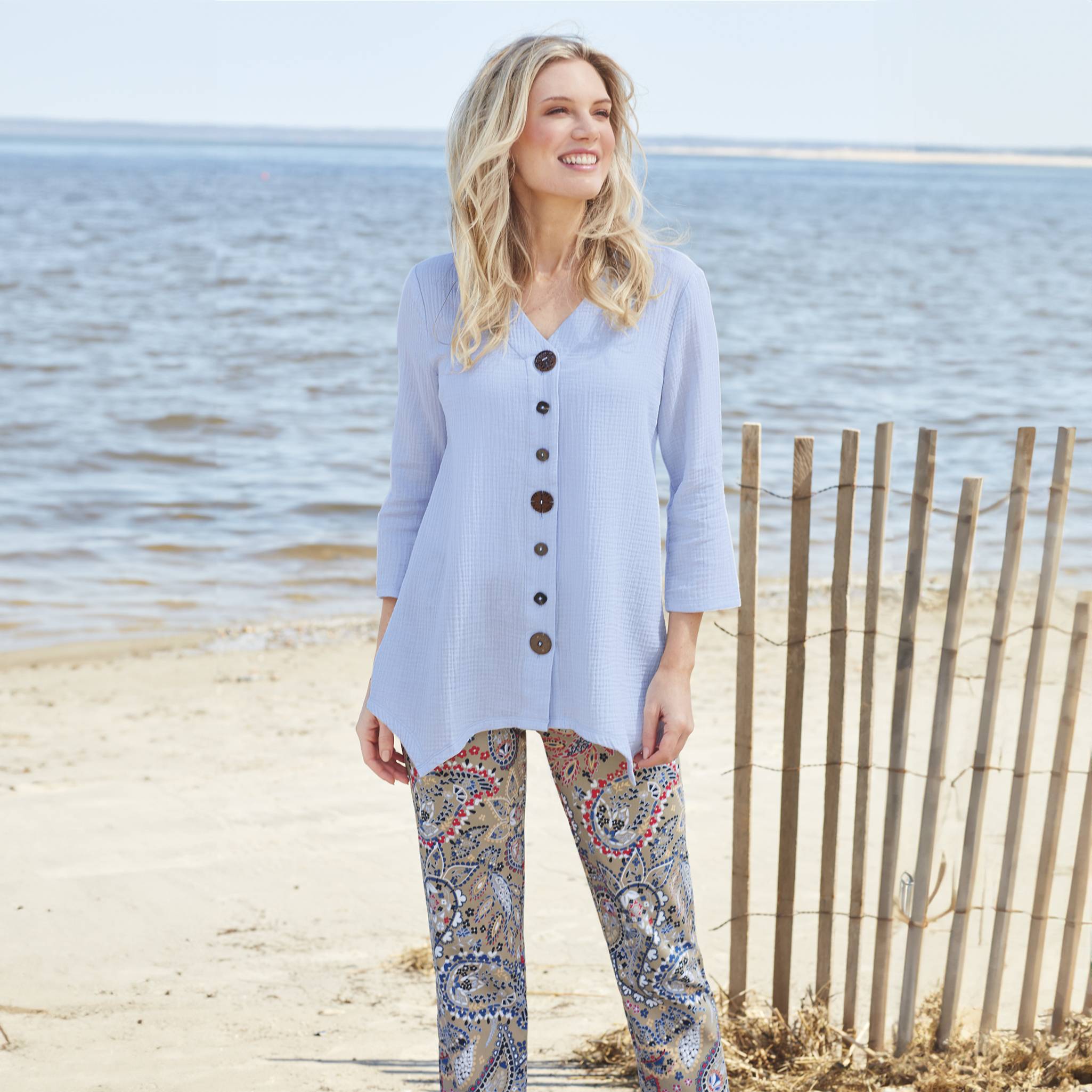 Paisley Ankle Pants - Northstyle Catalog