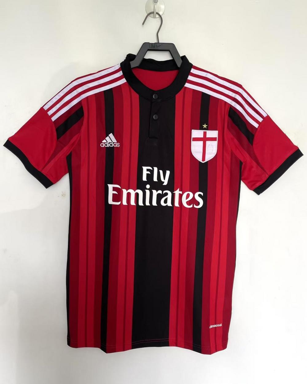 2014/2015 Retro AC Milan Home Football Shirt 1:1 Thai Quality