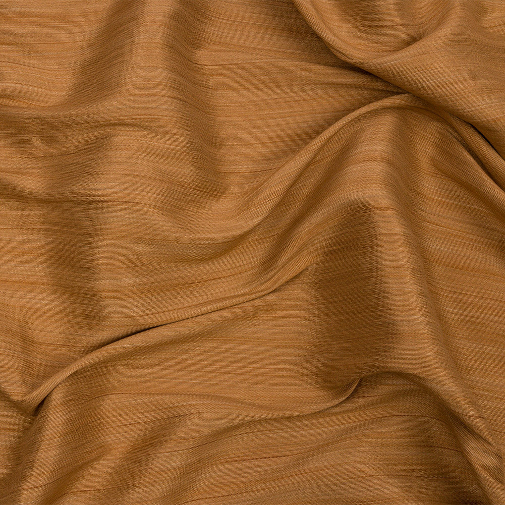 Recycled Polyester Bengaline - Ochre Striations - British Imported - Joann Fabrics