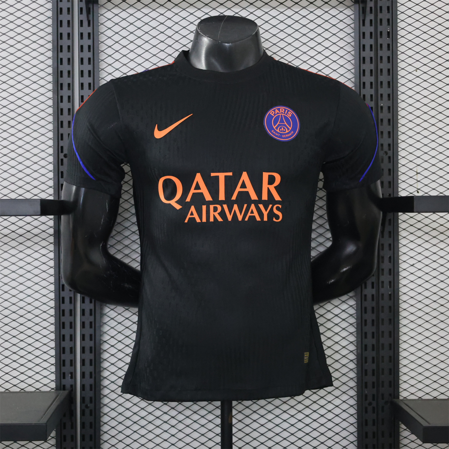Paris Saint-Germain PSG 26-27 Black Training Jersey - Player Version - UnitedFutballJersey