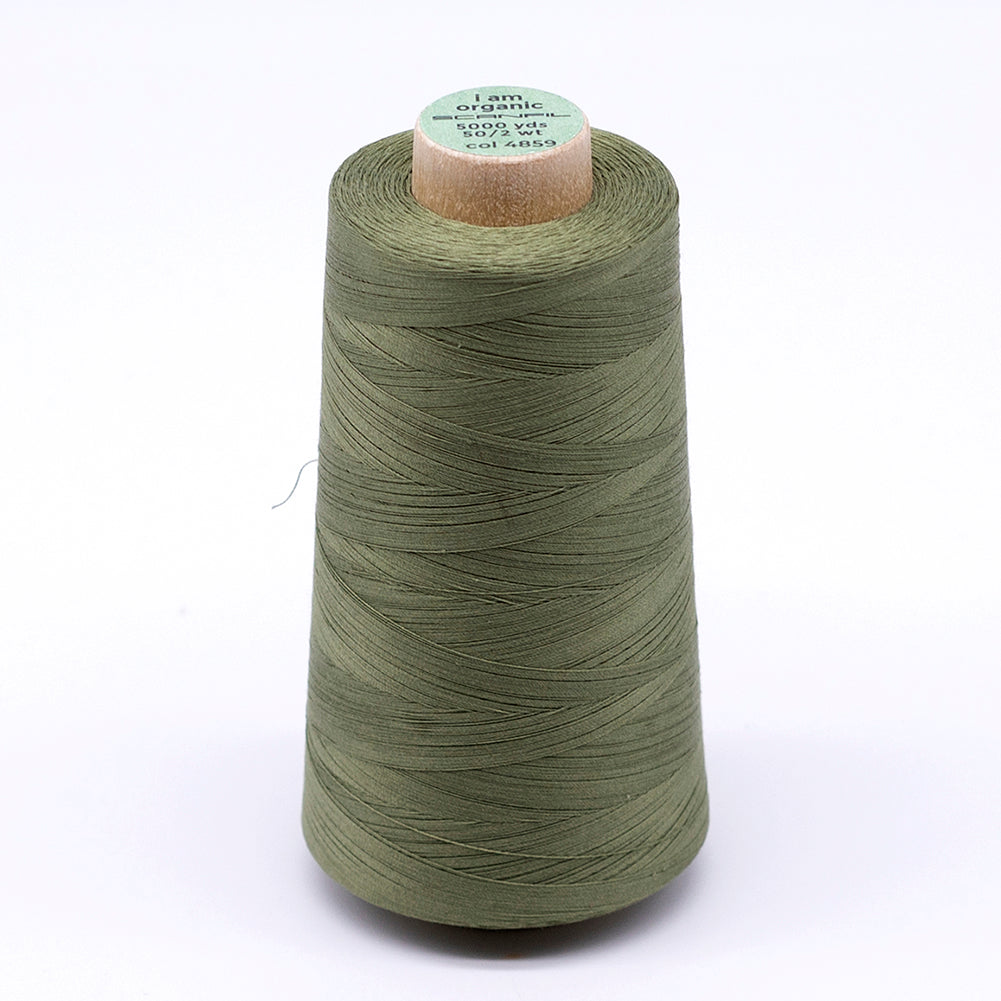 SCANFIL® 50wt Organic Pima Cotton Thread 5000 yd Cones - 4859 Sage - Joann Fabrics