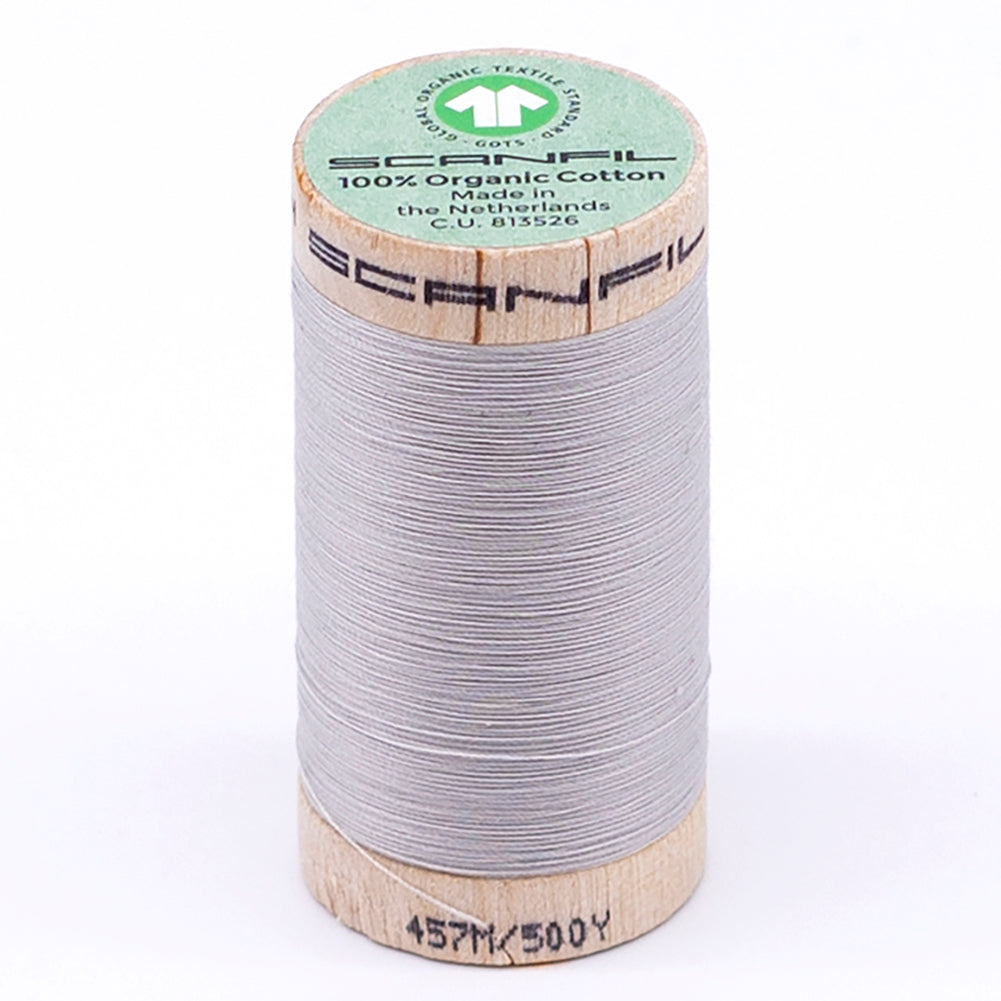 SCANFIL® 50wt Organic Pima Cotton Thread 500 yds - 4856 Silver Cloud - Joann Fabrics
