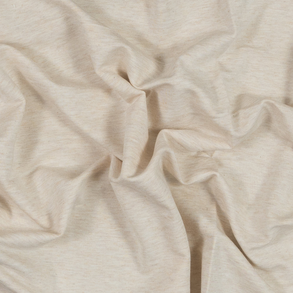 Bamboo Stretch French Terry - Heather Almond - Emei Collection - Joann Fabrics