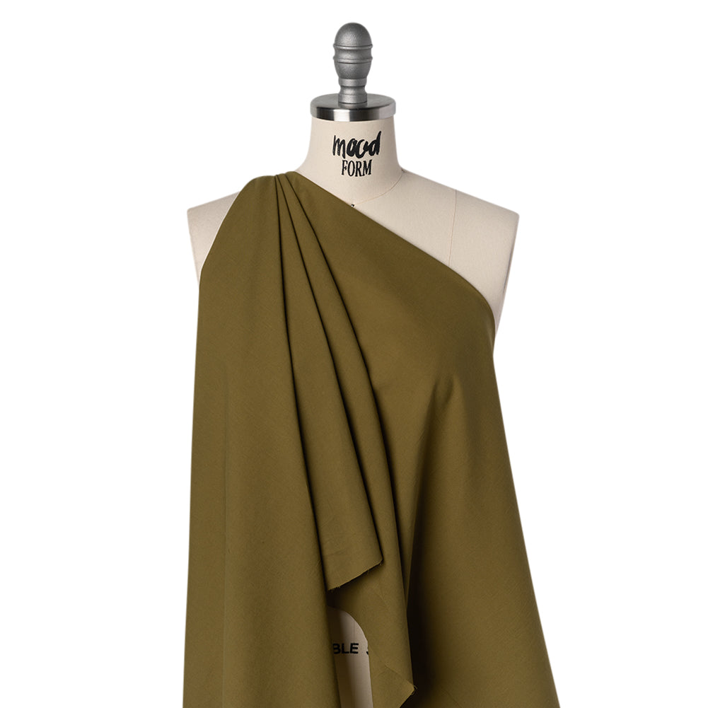 Cotton Voile Lining - Khaki - Famous Australian Designer Deadstock - Joann Fabrics