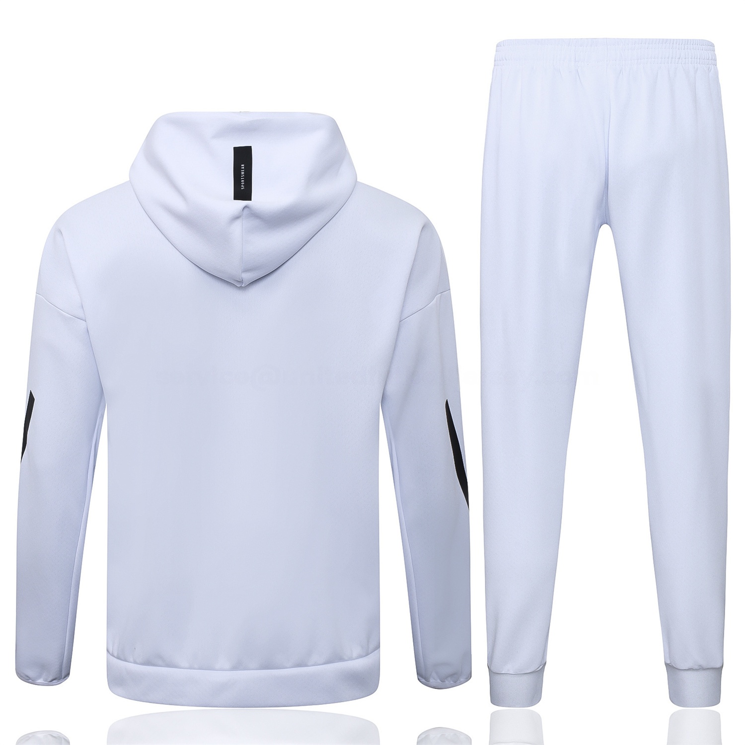 Ajax 25-26 Training Hoodie Set - White Hoodie and White Pants - UnitedFutballJersey