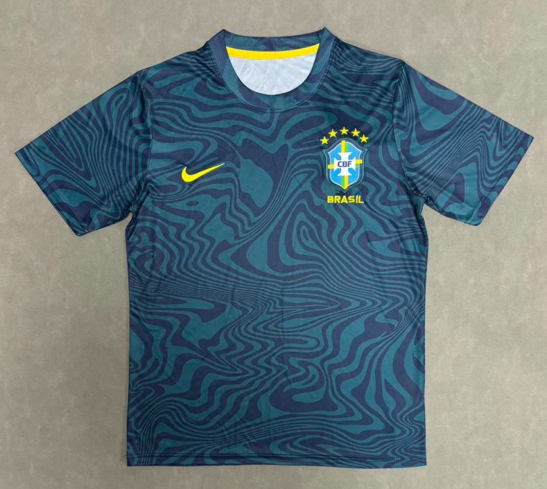 2026/2027 Brazil Training Suit Blue Football Shirt 1:1 Thai Quality
