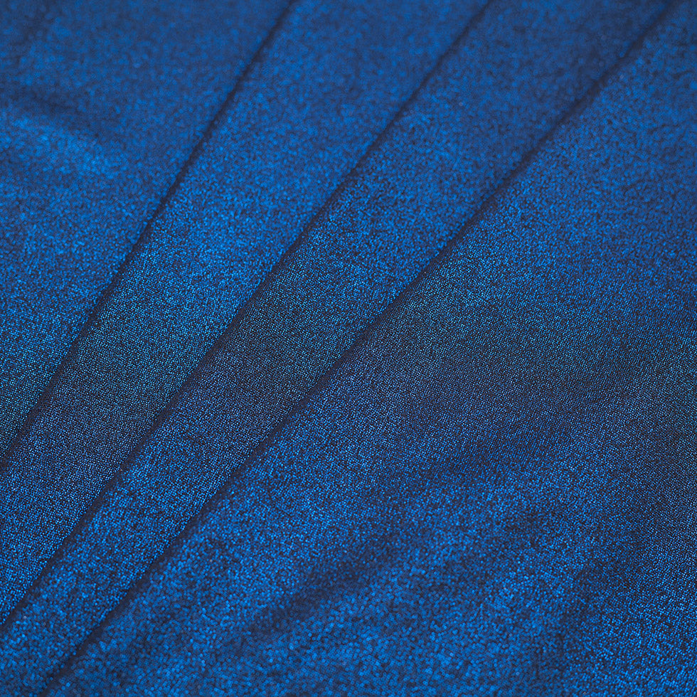 Metallic Royal Blue Glittery DTY Polyester Jersey - Joann Fabrics