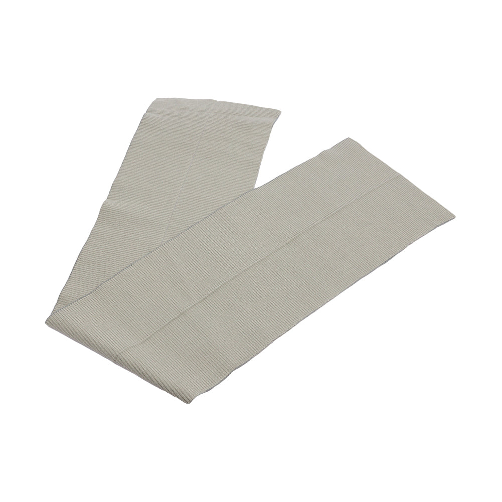 Cloud Gray 2x2 Rib Knit Foldover Trim - 37.5