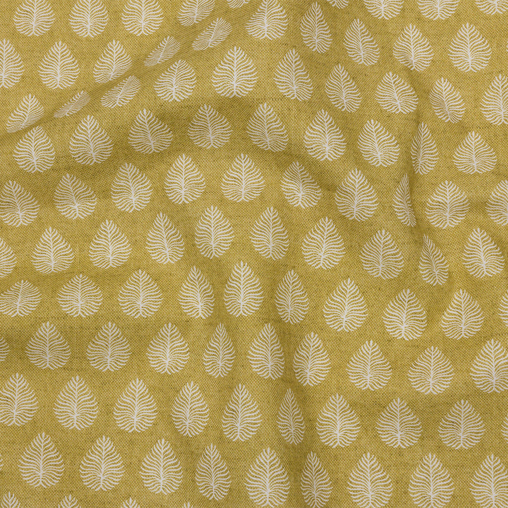 Cotton Canvas Print - Pollen Leaves - British Imported - Joann Fabrics