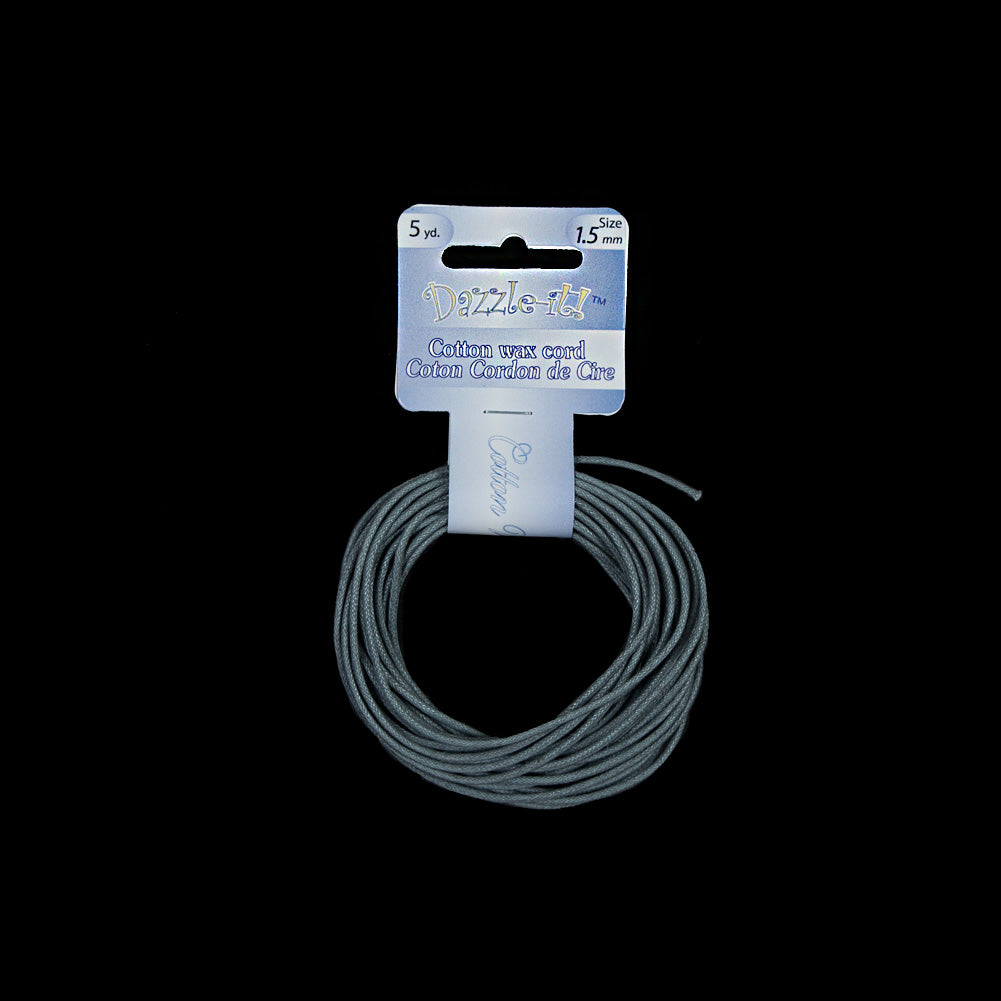 Dazzle-It Zinc Cotton Wax Cord - 1.5mm - Joann Fabrics