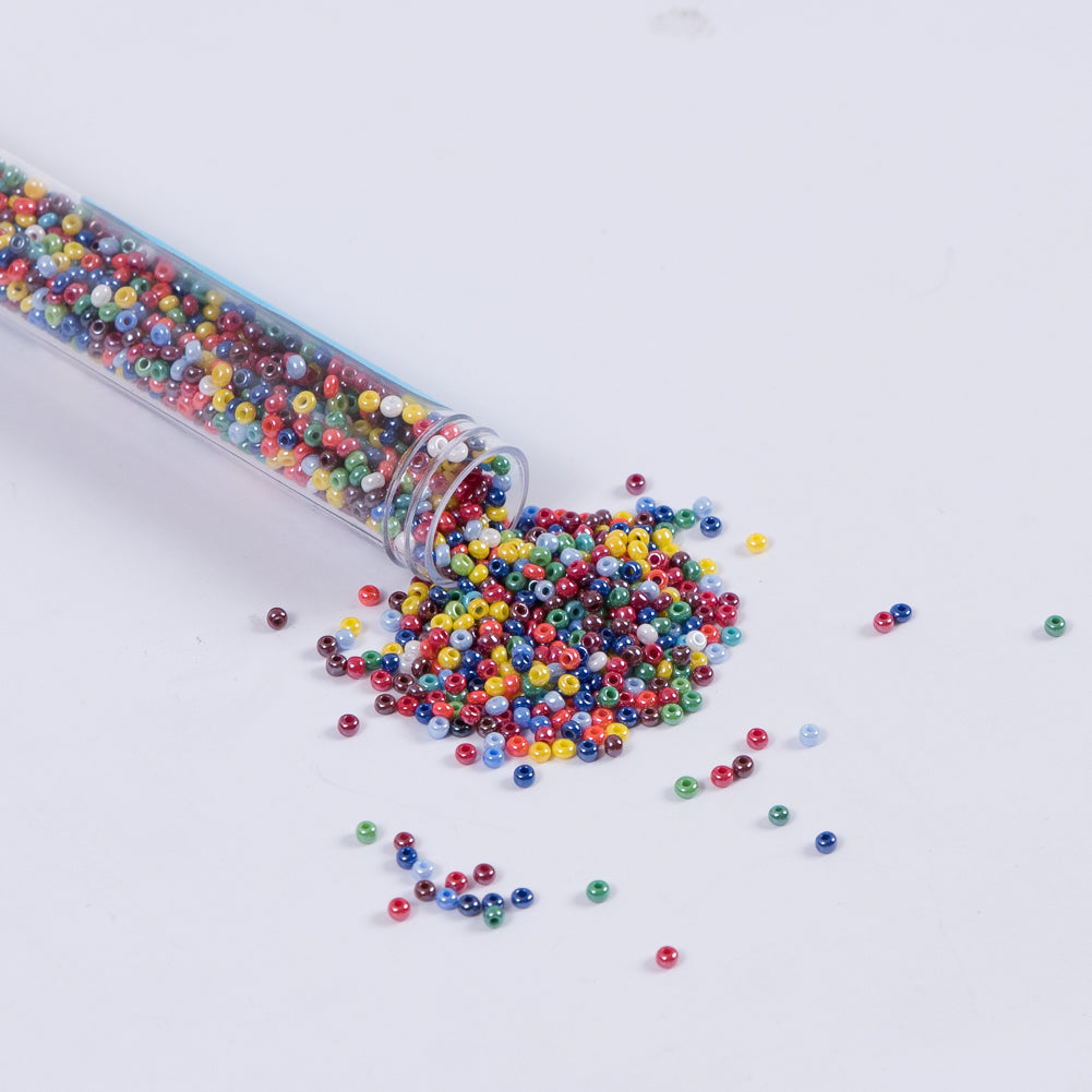 Lustrous Multicolor Czech Seed Beads - Size 10 - Joann Fabrics