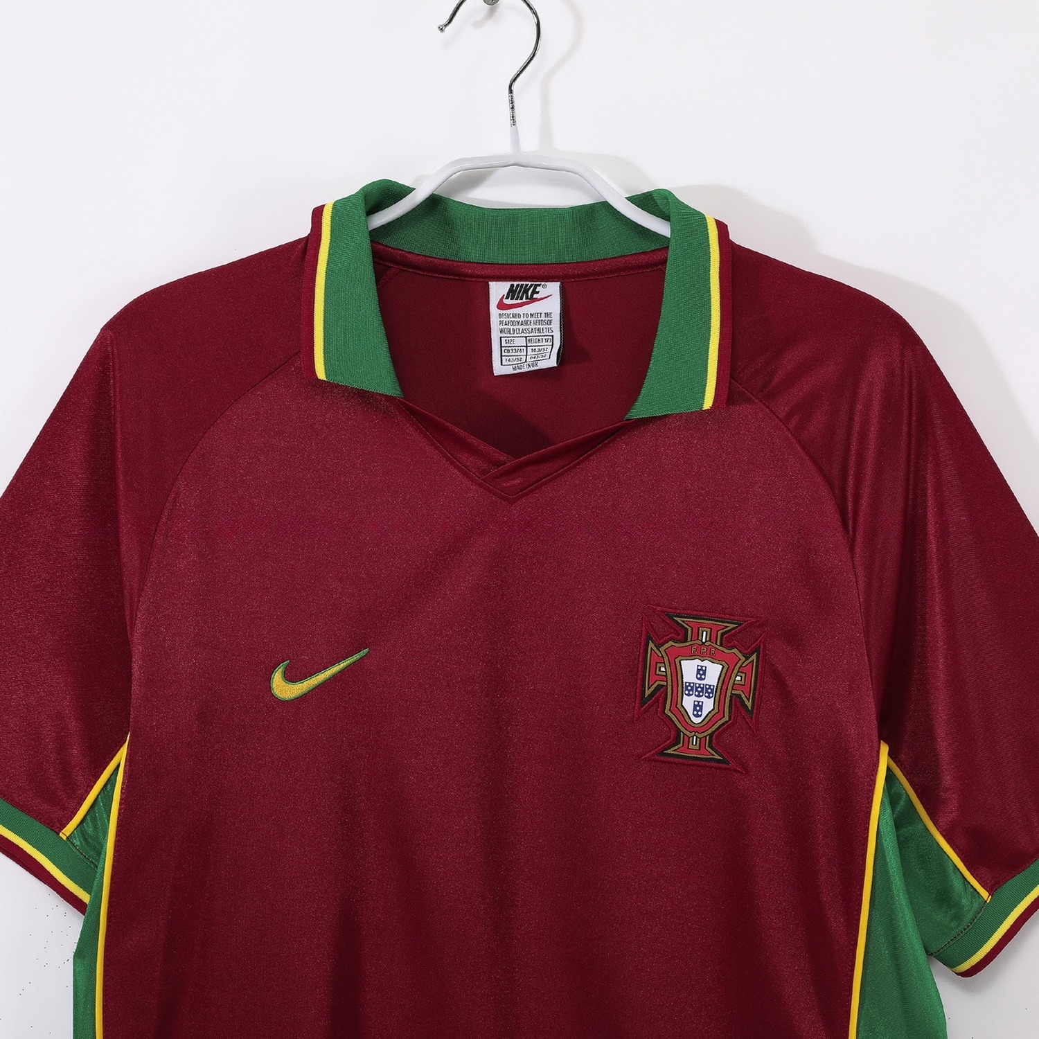 Retro Portugal 1998 Home Jersey - UnitedFutballJersey