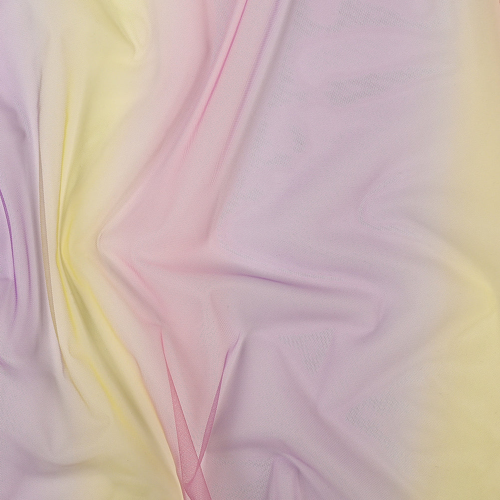 Ombre Shadow Tulle - Yellow, Orange and English Lavender Sunset - Joann Fabrics