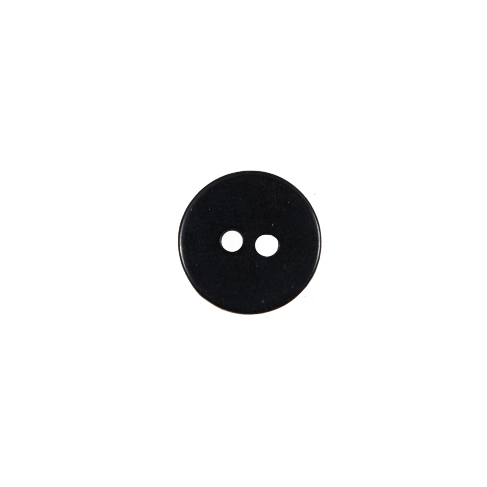 Italian Black 2-Hole Button - 18L/11.5mm - Joann Fabrics