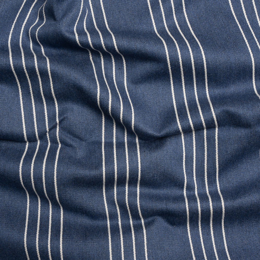 Soft Textured Recycled Polyester Drapery Woven - Indigo - British Imported - Joann Fabrics