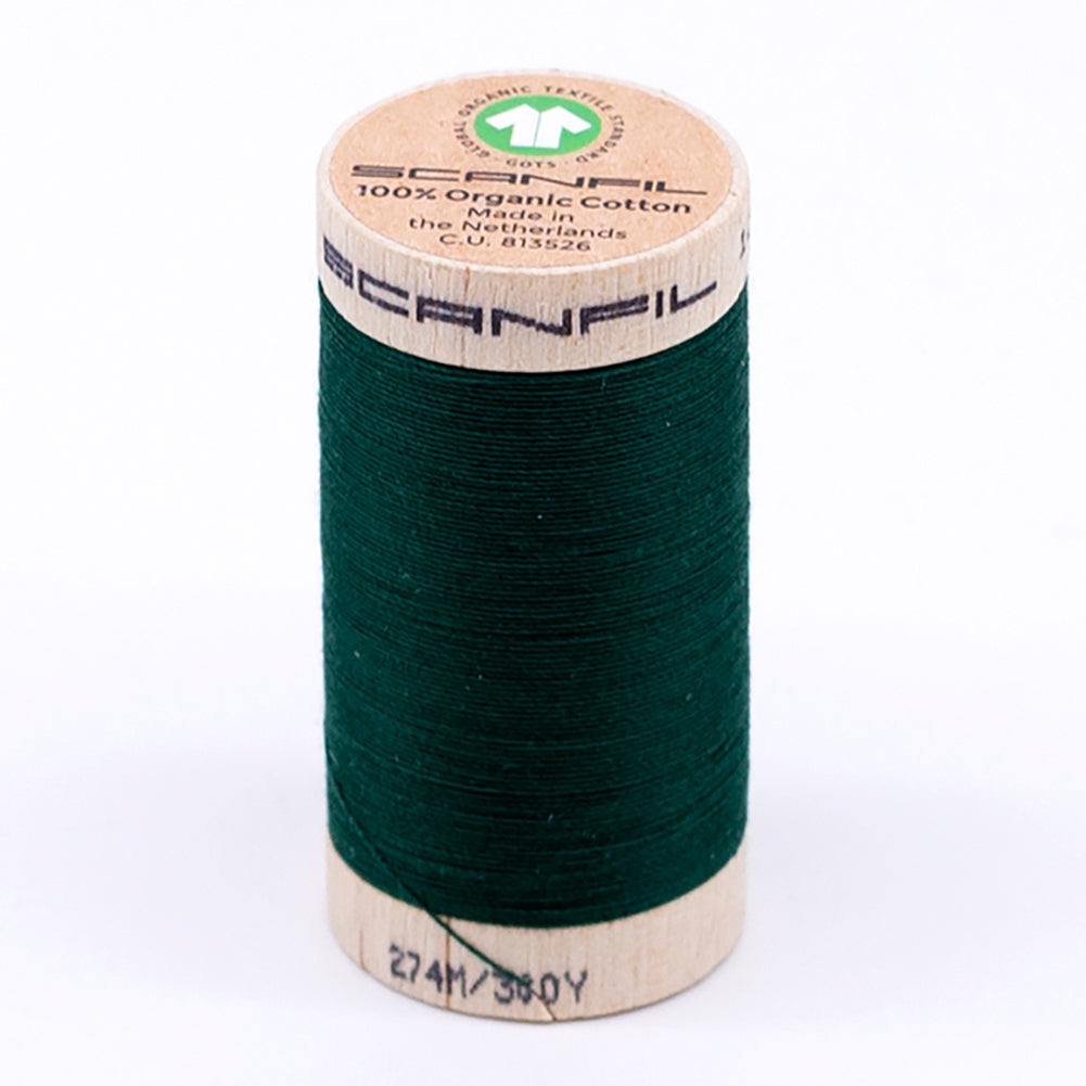 SCANFIL® 30wt Organic Pima Cotton Thread 300 yds - 4863 Galapagos Green - Joann Fabrics