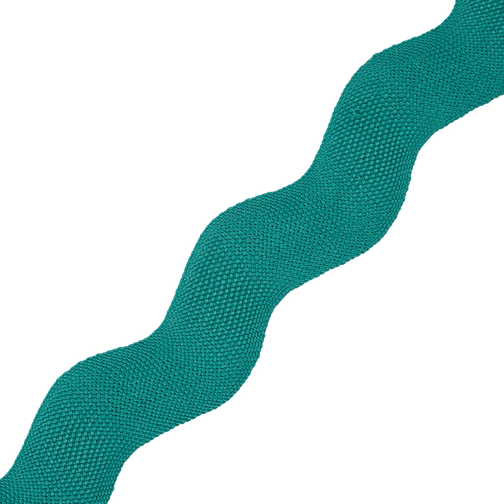 Kelly Green Woven Jumbo Ric Rac - 2