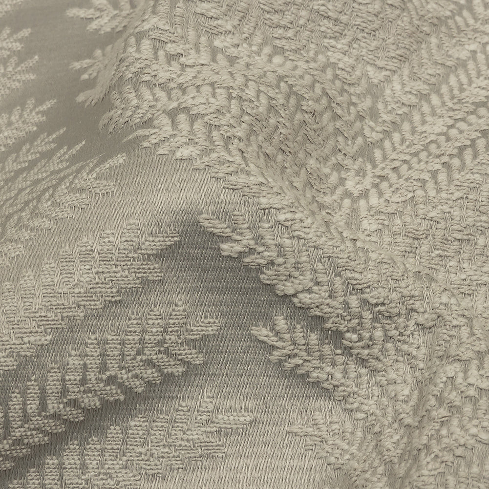 Cotton and Recycled Polyester Drapery Jacquard - Silver Leaf Chains - British Imported - Joann Fabrics