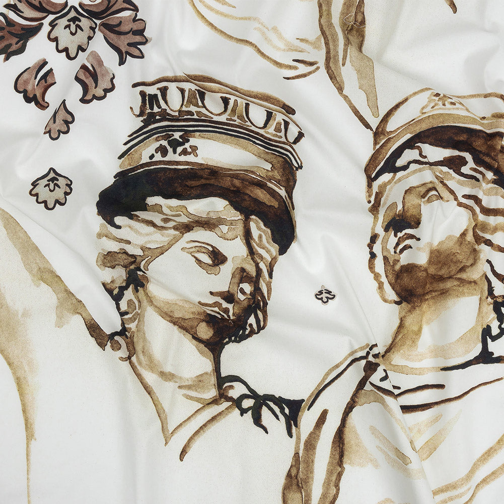 Mood Exclusive Roman Ruins Stretch Cotton Poplin - Joann Fabrics