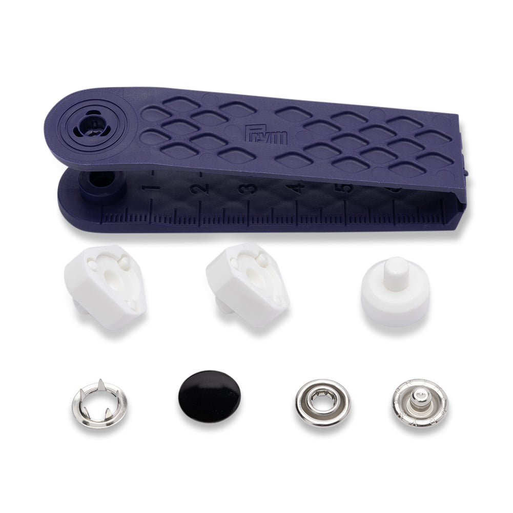Prym Jersey Press Fasteners and Tools - Black Capped 12mm - 6pc - Joann Fabrics