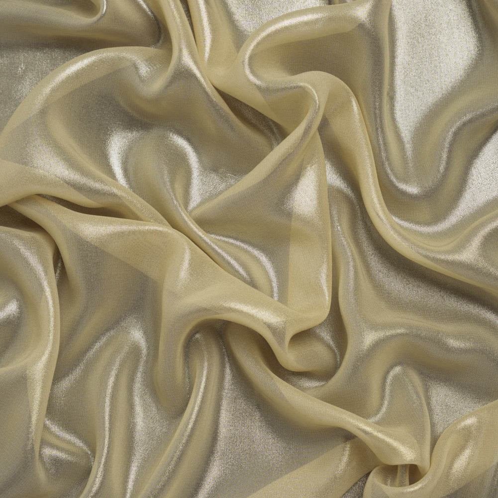 Liquid Sheen Metallic Polyester Chiffon - Gold on Gold - Liquid Sheen Chiffon Collection - Joann Fabrics
