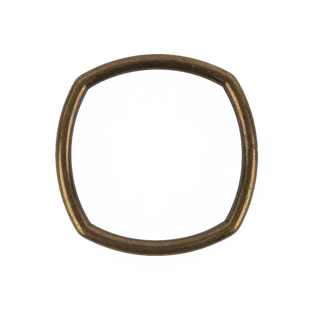 Weathered Gold Rounded Square Metal Ring - 30mm - Joann Fabrics