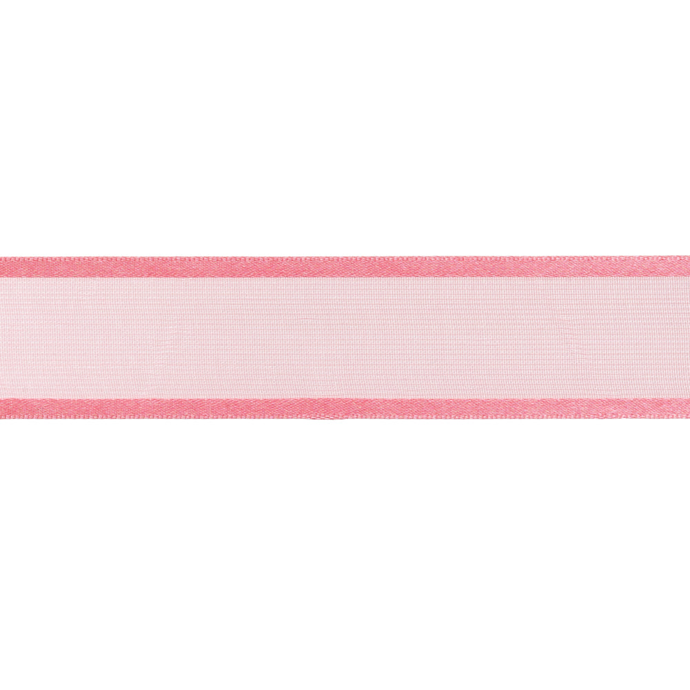 Sheer Ribbon with Double Faced Satin Edges - 1