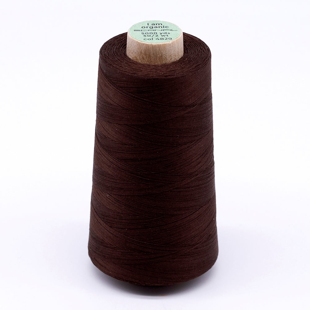 SCANFIL® 50wt Organic Pima Cotton Thread 5000 yd Cones - 4829 Cocoa Brown - Joann Fabrics