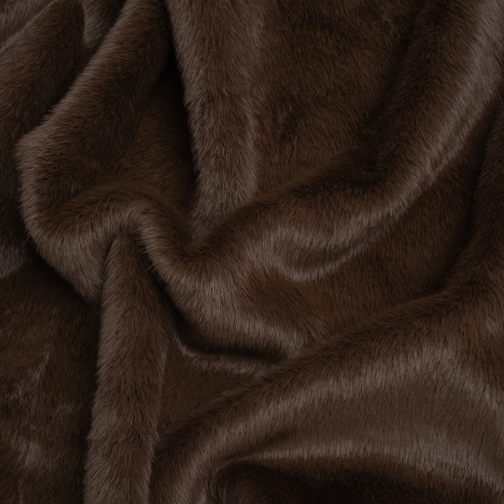 Short Pile Recycled Polyester Faux Fur - Brown - Joann Fabrics
