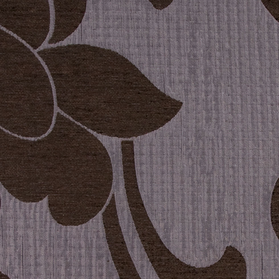 Heather Gray/Black-Brown Floral Brocade - Joann Fabrics