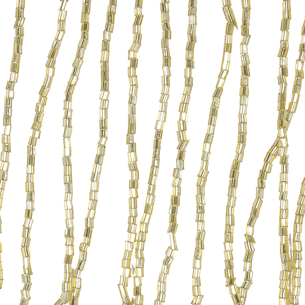 Gold Beaded Fringe on Braided Lip - 5
