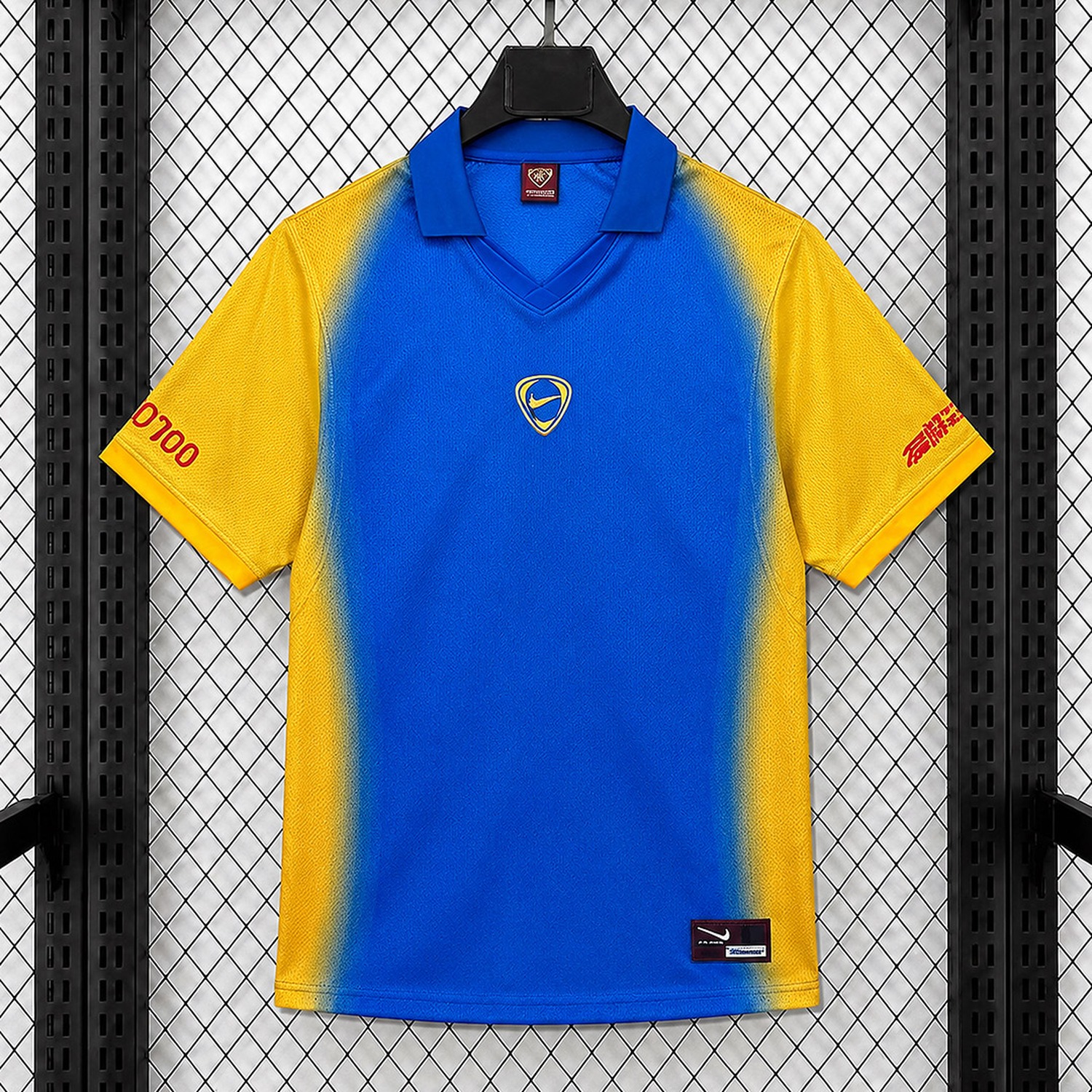 Colombia 2026 x Travis Scott Cactus Jack Total 90 Blue Yellow Special Jersey - Fans Version - UnitedFutballJersey