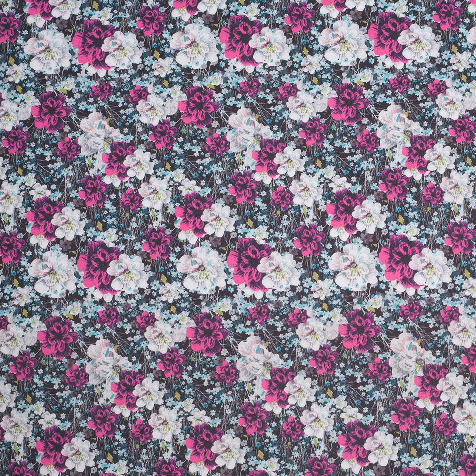 Field of Flowers Digitally Printed Stretch Neoprene/Scuba Knit - Joann Fabrics