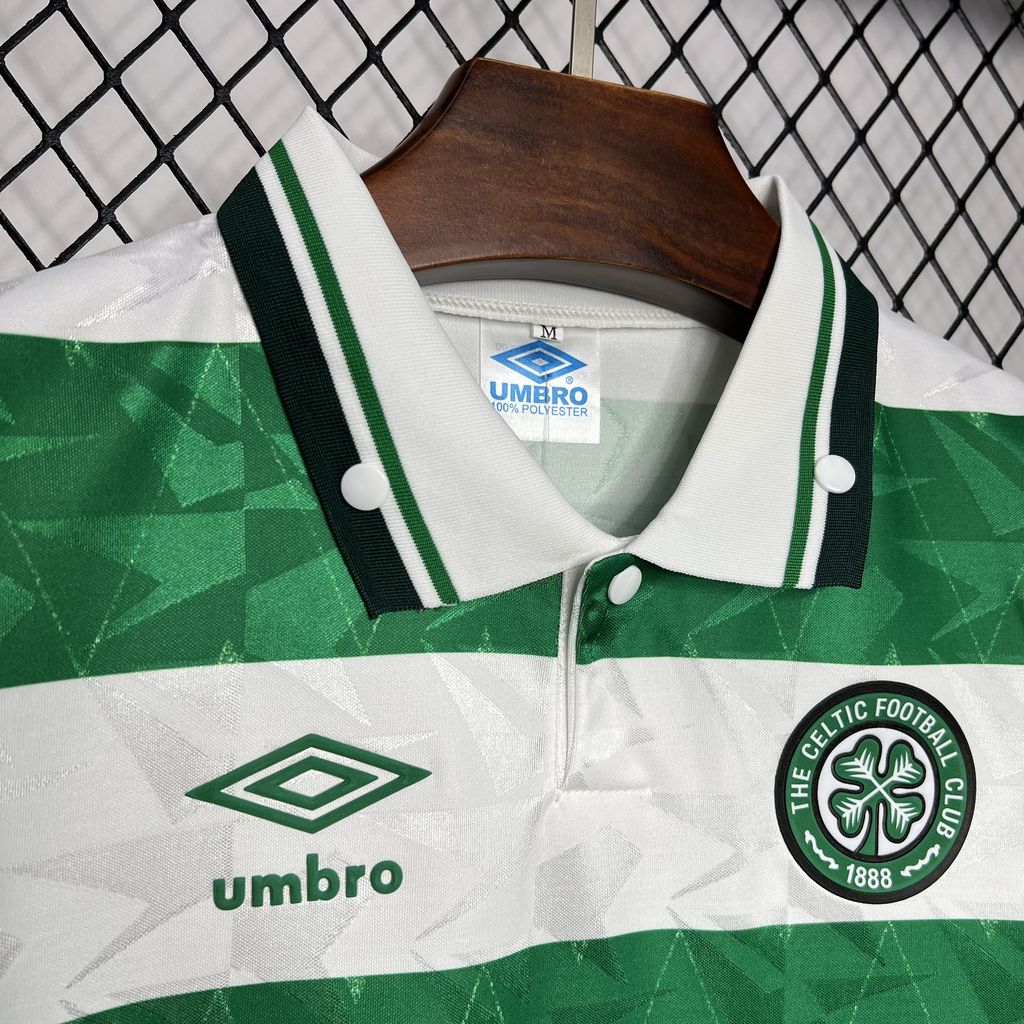 1989/1991 Retro Celtic Home Football Shirt 1:1 Thai Quality