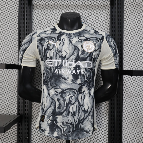 2025/2026 Player Version Manchester City Gray Special Edition Football Jersey 1:1 Thai quality