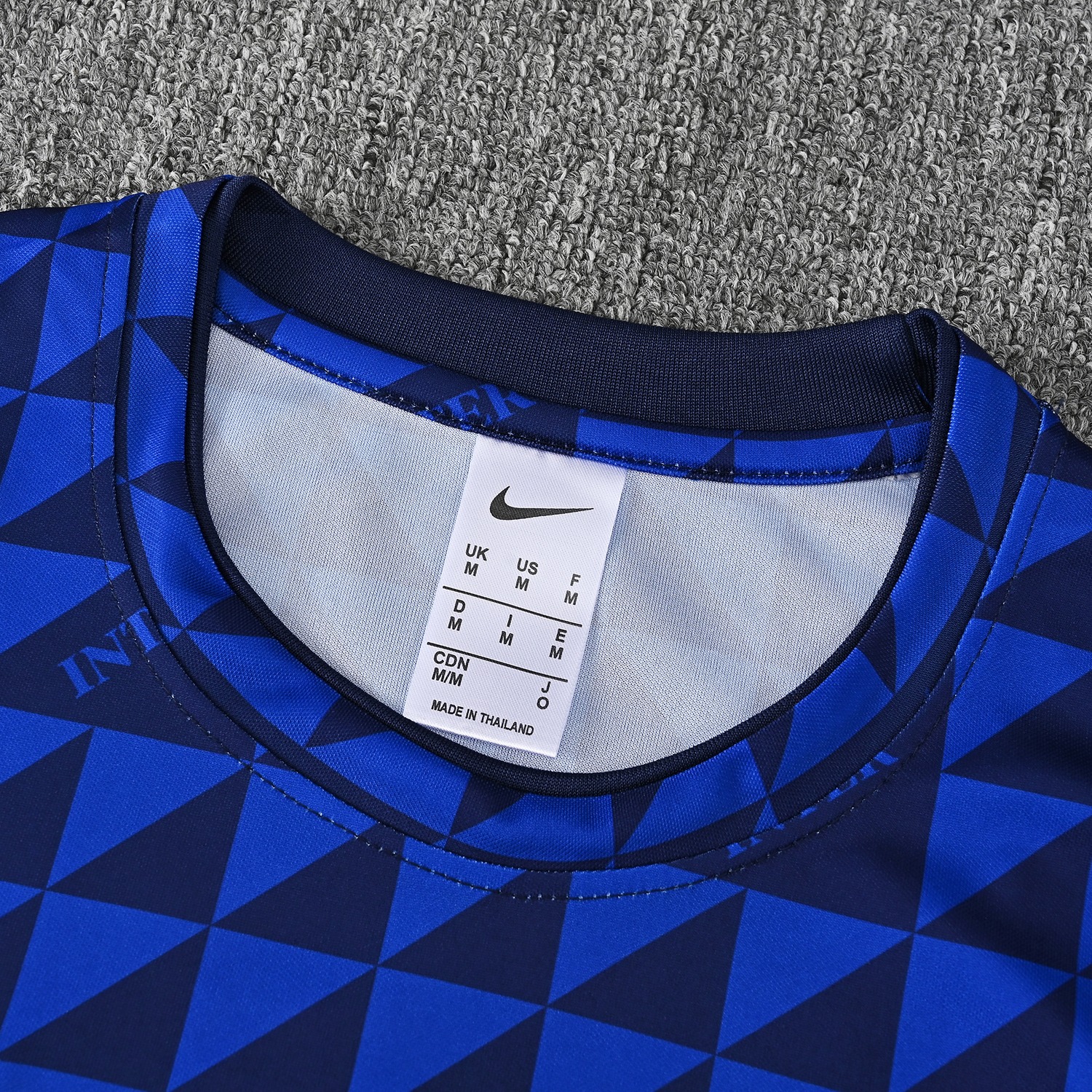 Inter Milan 26-27 Short-Sleeve Training Set - Royal Blue Top & Deep Blue Shorts - UnitedFutballJersey