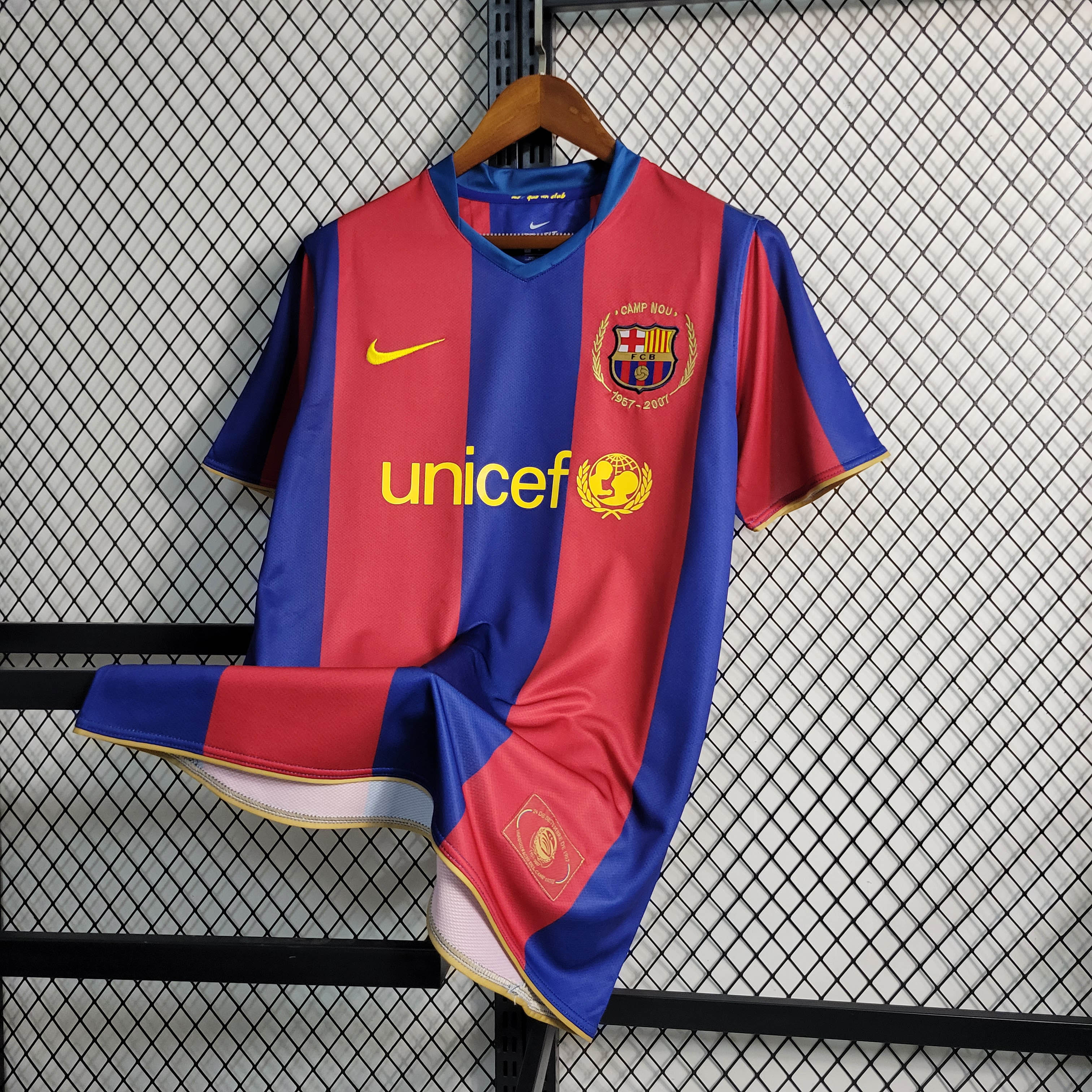 2007/2008 Retro Barcelona Football Shirt Home 1:1 Thai Quality