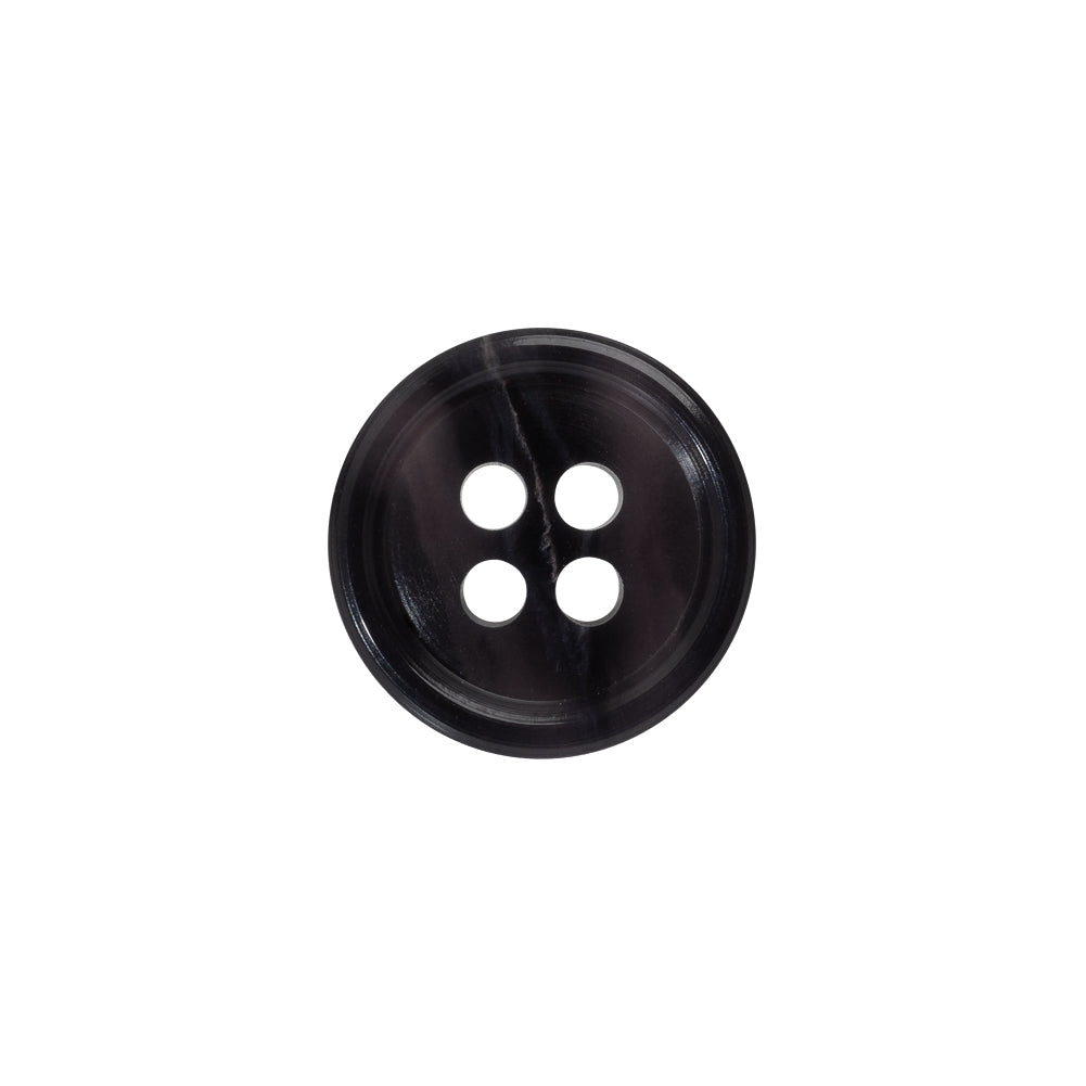 4-Hole Plastic Button Made in Italy - 24L/15mm - Violet Semi-Translucent - Joann Fabrics