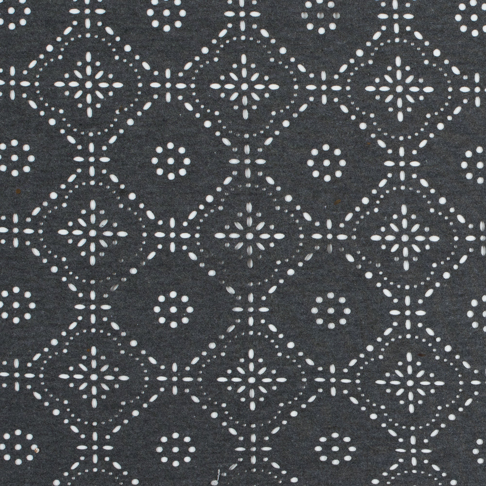 Italian Dark Gray Laser-Cut Jersey - Joann Fabrics