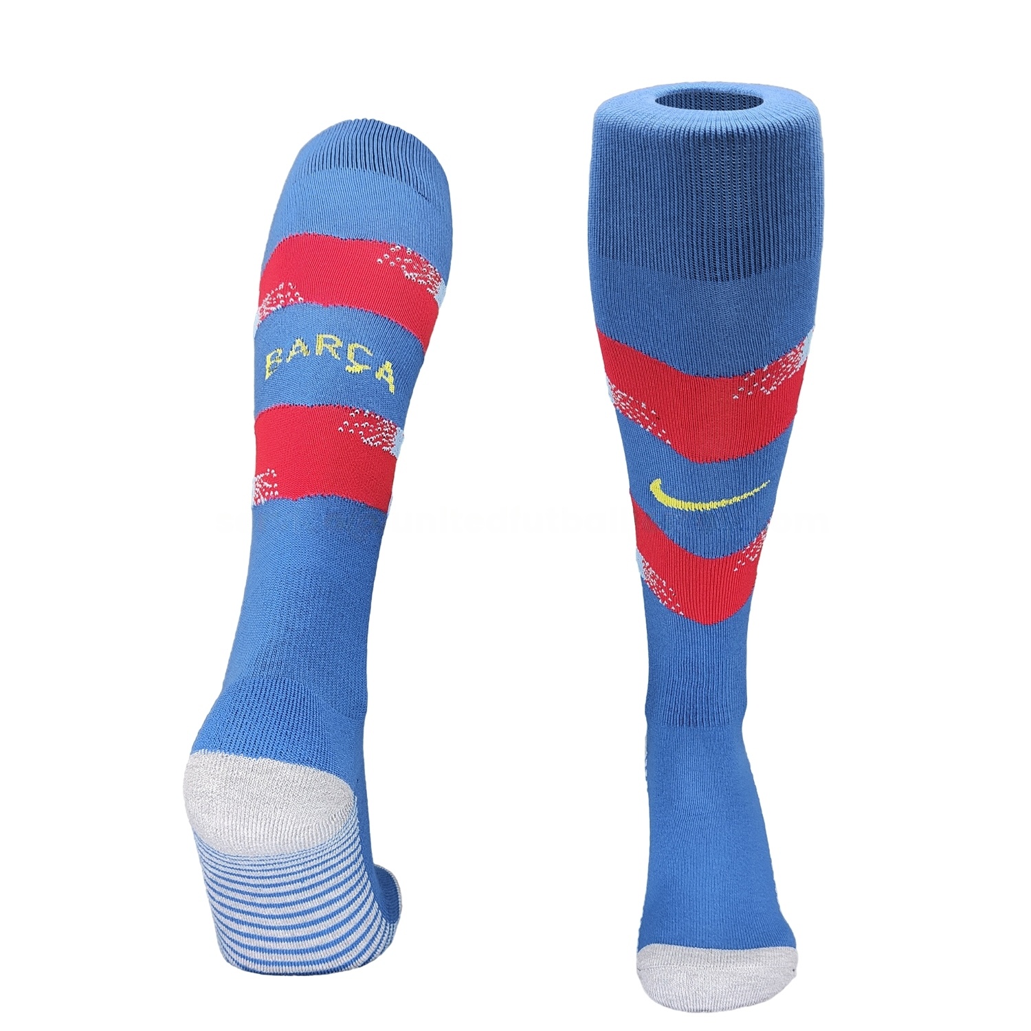 Barcelona 25-26 Fourth Socks - Blue Red - UnitedFutballJersey