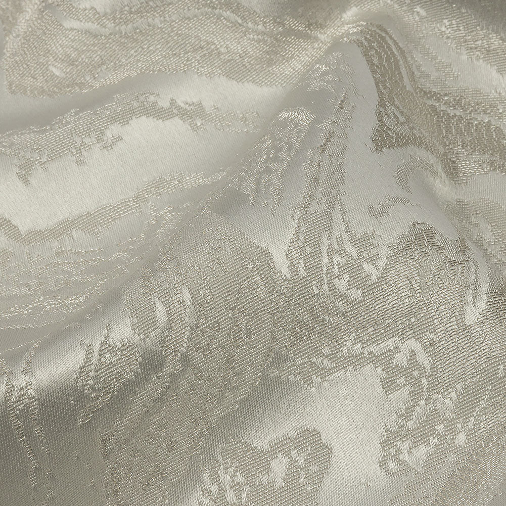 Metallic Drapery Jacquard - Glacier Metamorphic Swirls - British Imported - Joann Fabrics