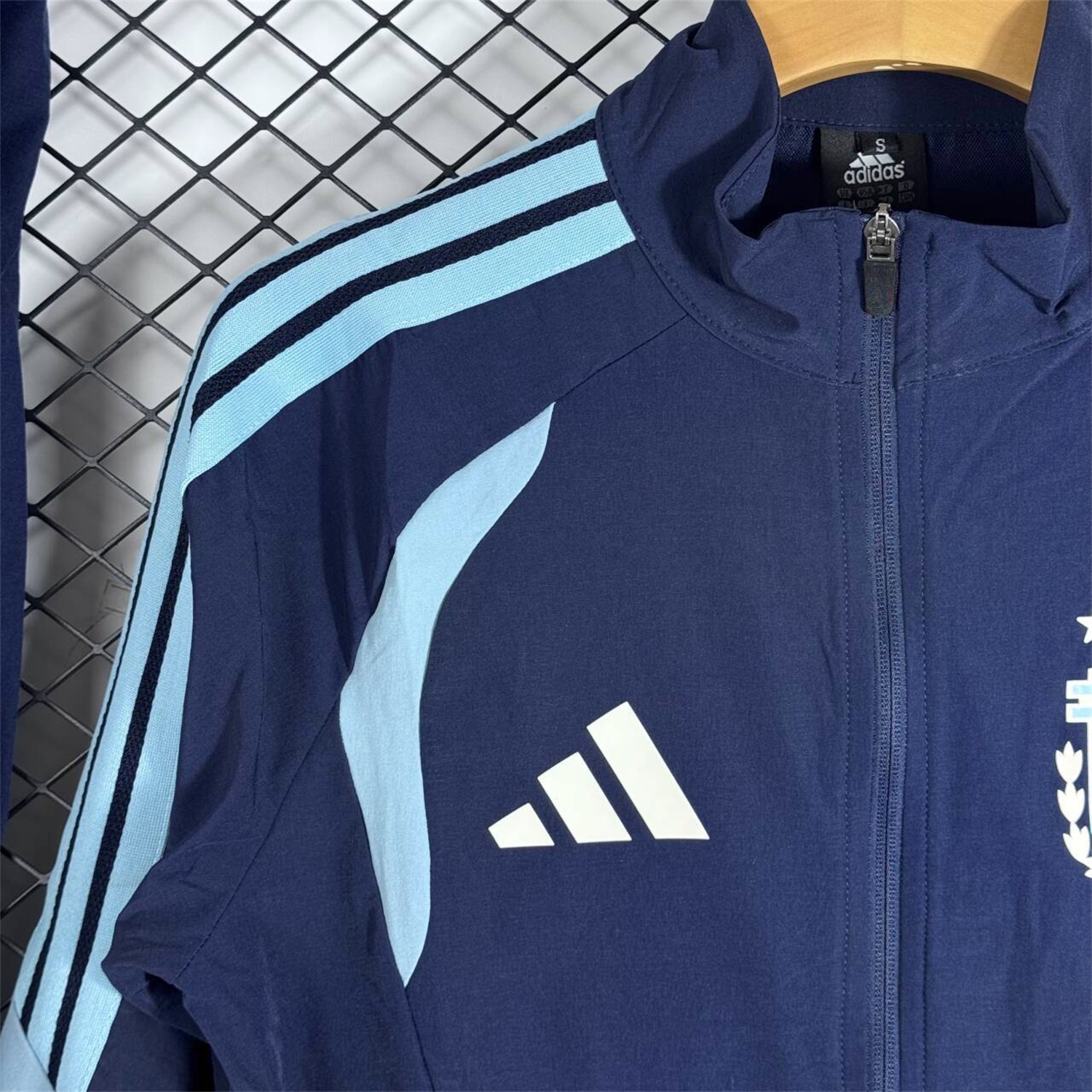 Argentina 2026 Windbreaker Training Set - Dark Blue Top and Pants - UnitedFutballJersey