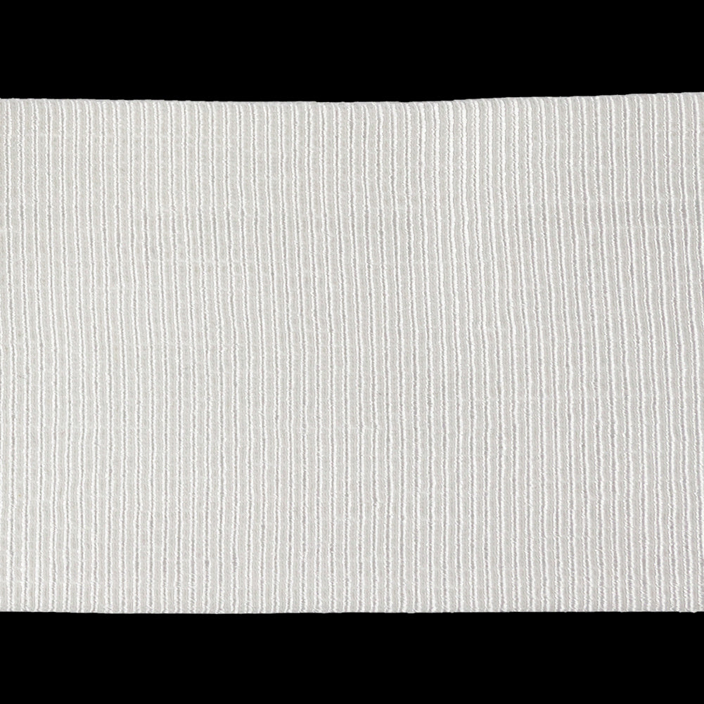 White Heavy Stretch Grosgrain Trim - 2