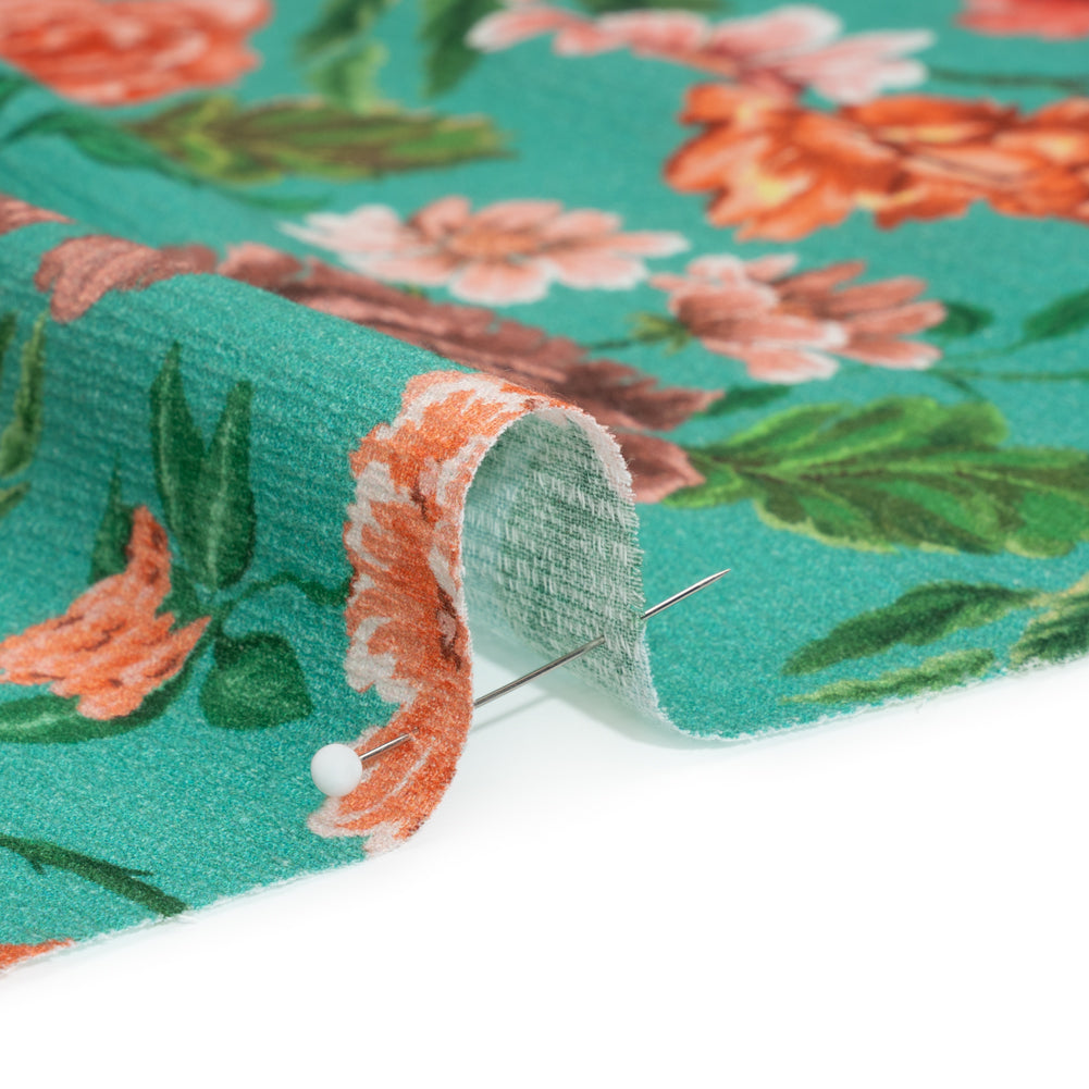 Mood Exclusive Teal Fluent in Love Slubbed Gauzy Cotton Woven - Joann Fabrics