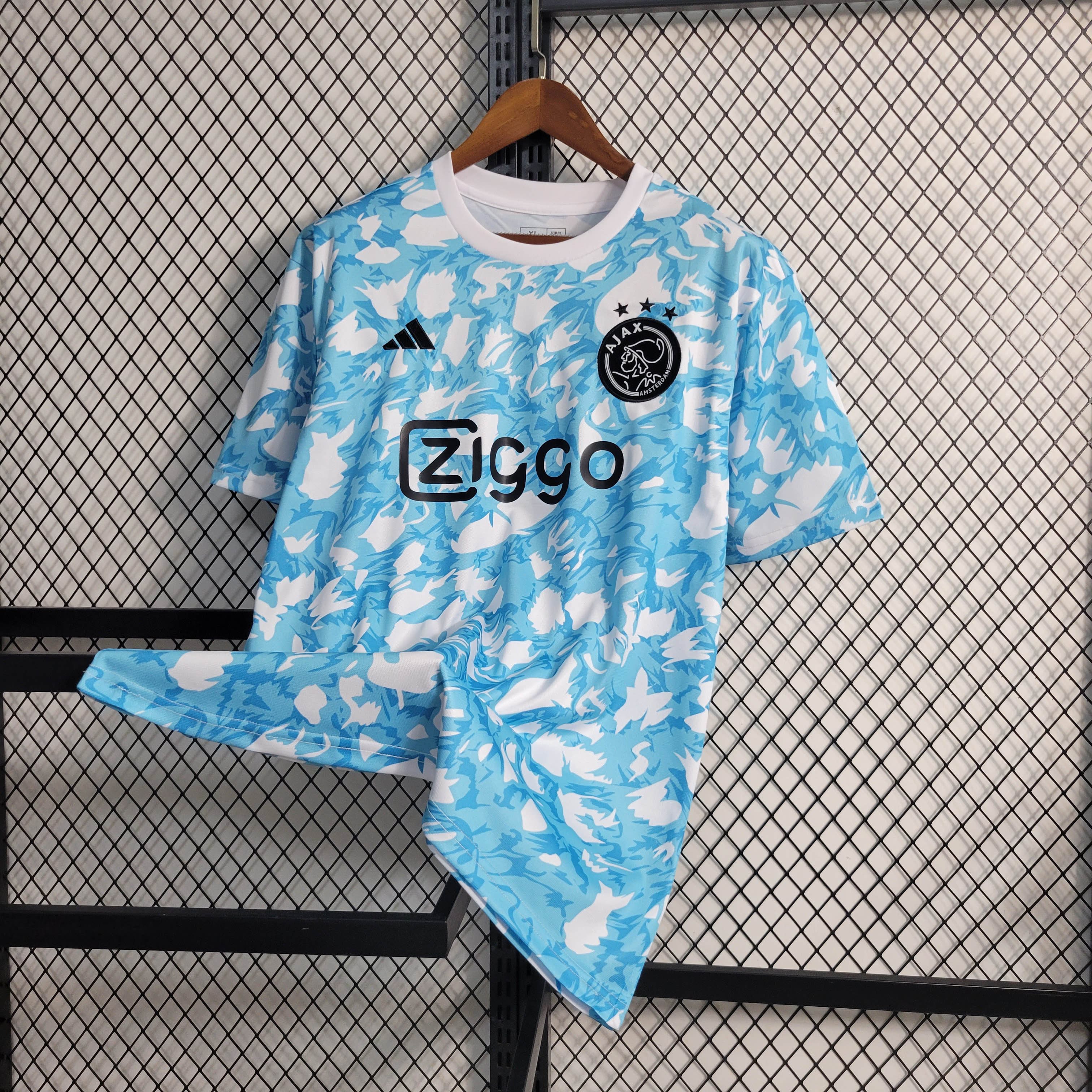 2023/2024 Ajax Training Wear Blue Football Shirt 1:1 Thai Quality
