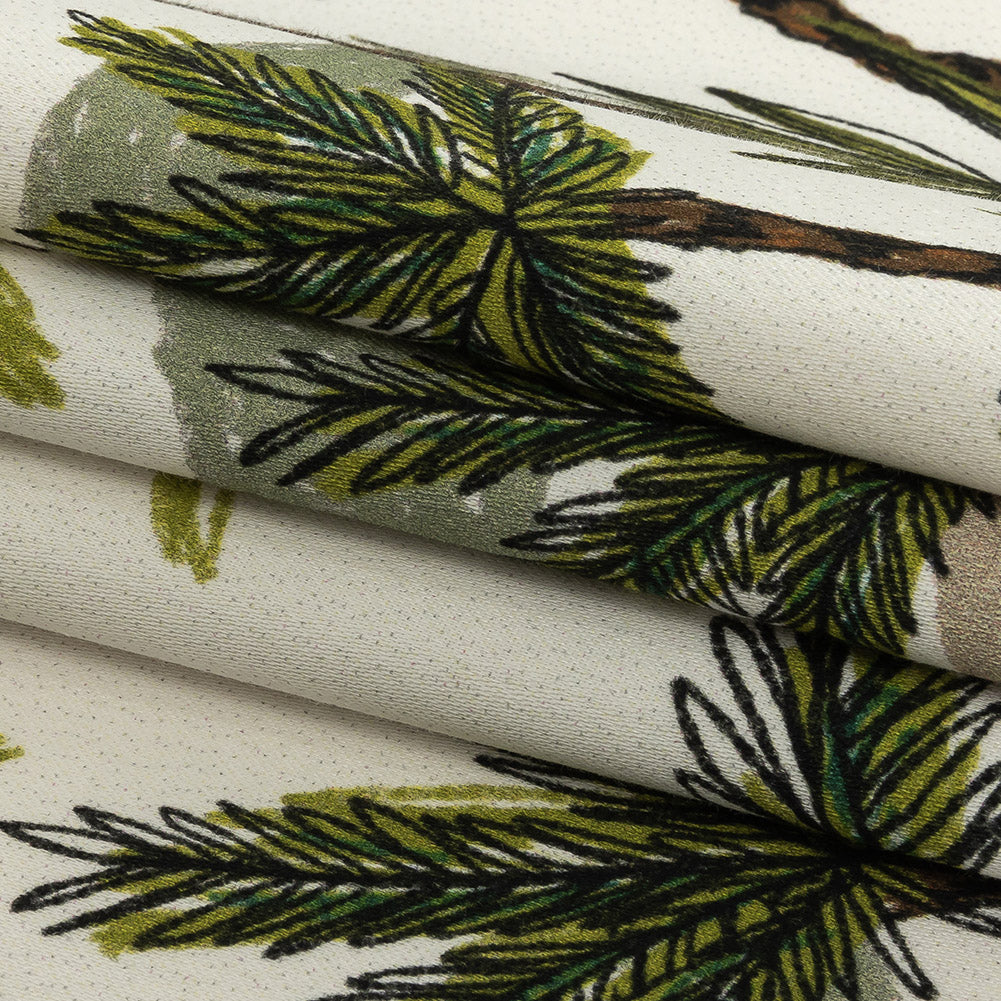 Mood Exclusive Ivory Island Oasis Stretch Cotton Sateen - Joann Fabrics